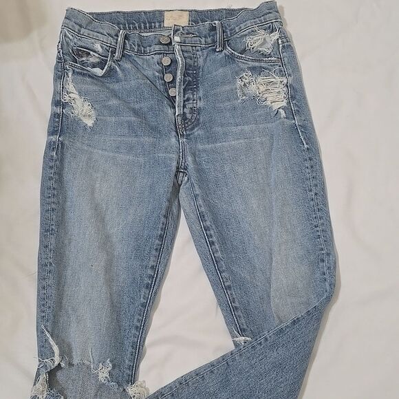 Candice x Mother The Stunner in Hijacking The Runway Jeans - Picture 2 of 10